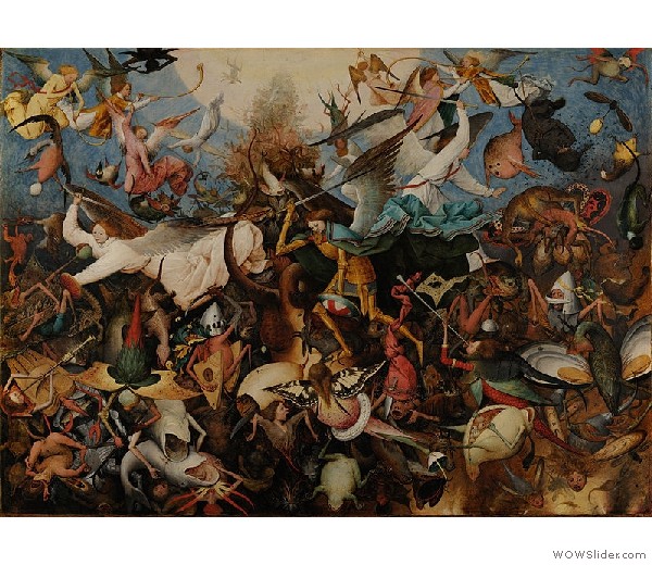 No.11 叛逆天使の墜落　1562年　ベルギー王立美術館蔵