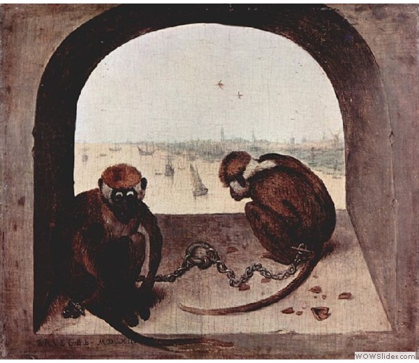 No.14 二匹の猿　1562　ベルリン美術館蔵