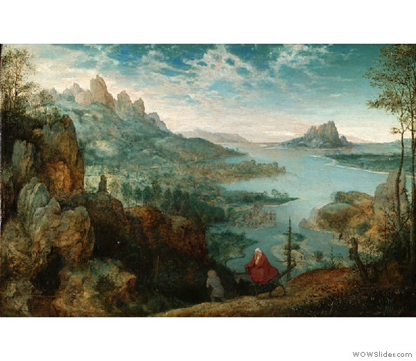 No.17 エジプトへの逃避途上の風景　1563　ロンドン・コートールドギャラリー蔵