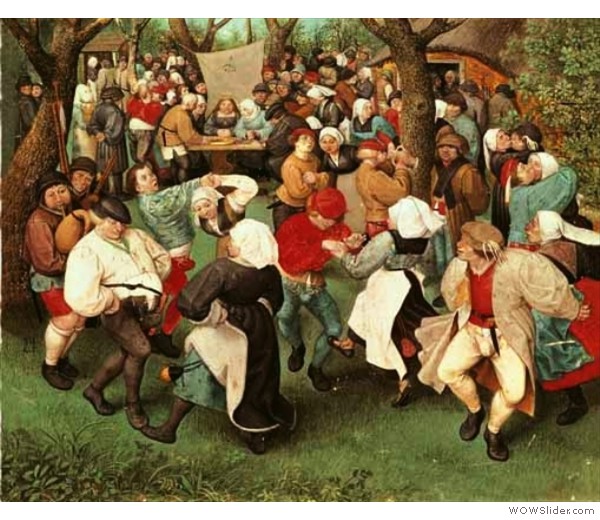No.22 農家の婚礼の踊り　1564-1565　ウフィツィ美術館蔵