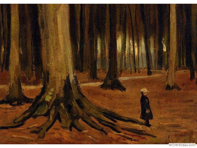 1882 森の中の少女