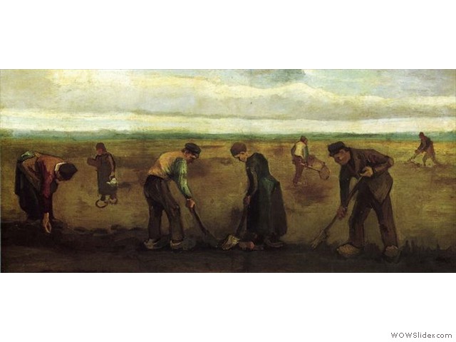 1884 ジャガイモを植える農夫