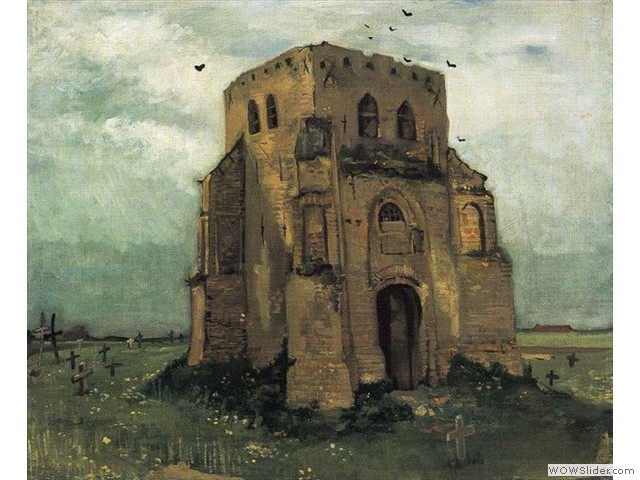 1885 ヌエネンの墓地の塔