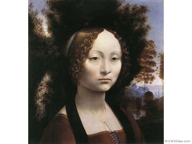 05　1478～80 ジネヴラ・デ・ベンチの肖像(ワシントンナショナル・ギャラリー)