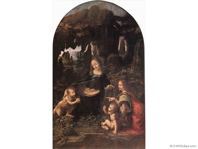 06　1483～1486年頃 岩窟の聖母(ルーブル)